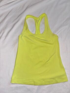 Lululemon size 2  Yellow Racerback Women's Tank Top